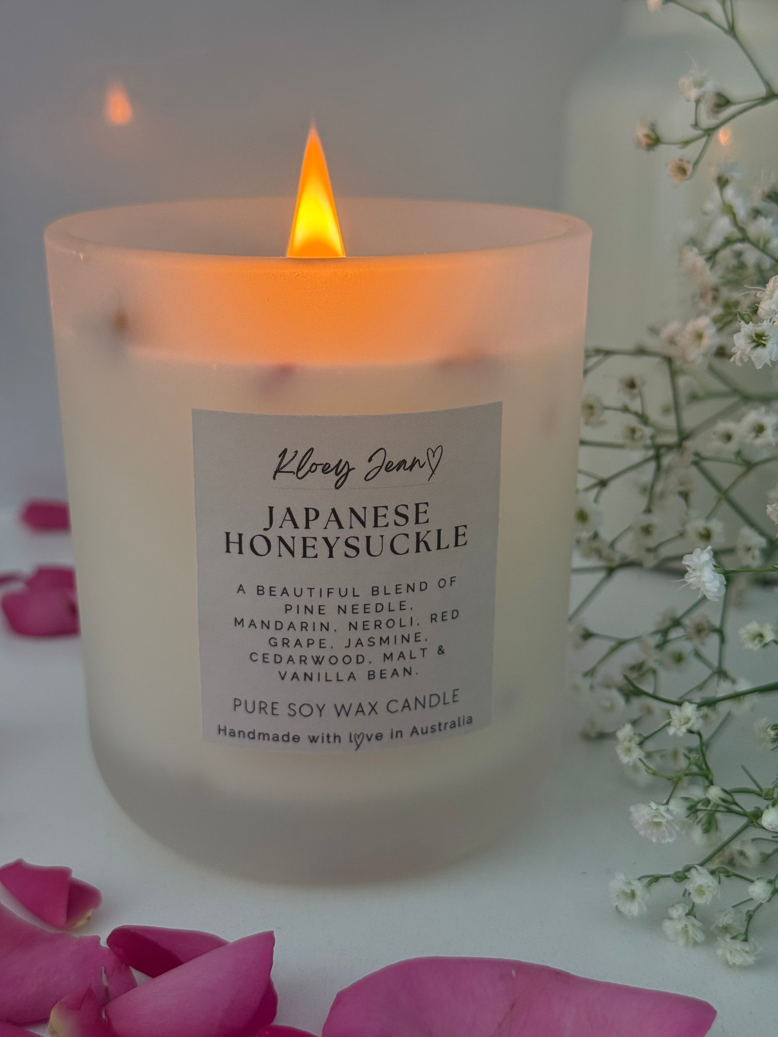 100% Pure Soy Wax Candle By Kloey Jean